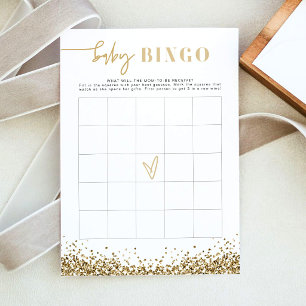 Convite Jogo de Bingo para Chá de Bebê REGINA com Lantejou