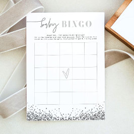 Convite Jogo de Bingo para Chá de Bebê REGINA com Lantejou
