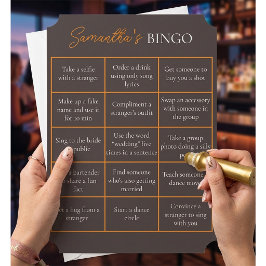 Convite Jogo de Bingo para Despedida de Solteira | Chuveir