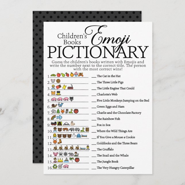 Convite Jogo de Chá de fraldas do Padrinho Emoji (Frente/Verso)