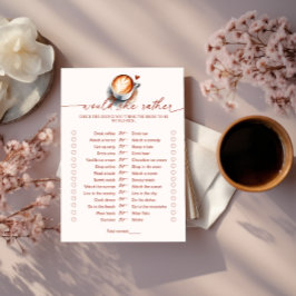 Convite Jogo de Chá de Noiva 'O Que Ela Preferiria' 