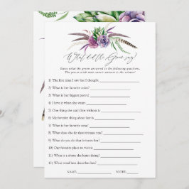 Convite Jogo de Chá de panela de Sucultos Místicos