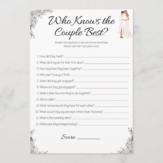 Convite Jogo de Chá de panela lésbica, que conhece o casal (Frente)