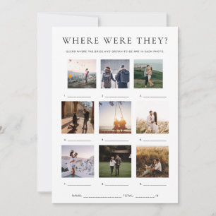 Convite Jogo de Fotos de Férias Onde Estavam Quinn