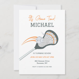 Convite Jogo de Lacrosse