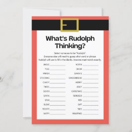 Convite Jogo de Natal Divertido - Não Editável -