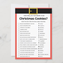 Convite Jogo de Natal Divertido - Não Editável -