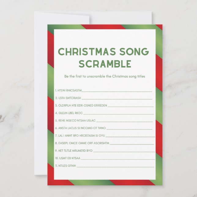 Convite Jogo de Natal - Não Editável - (Frente)