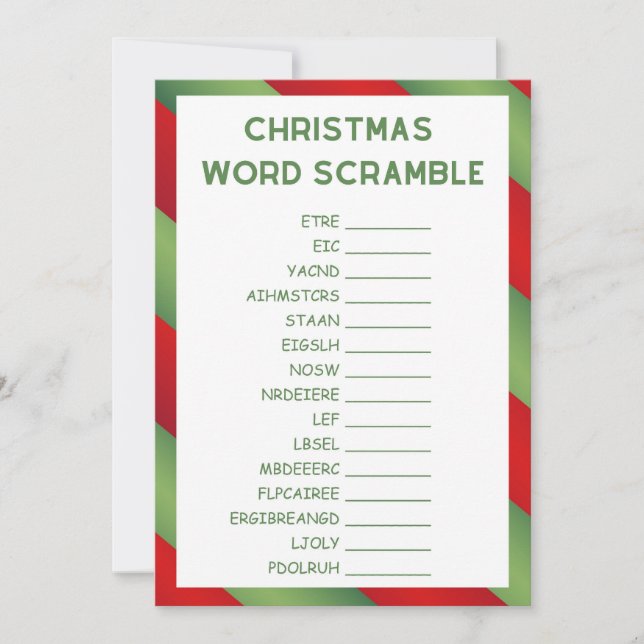 Convite Jogo de Natal - Não Editável - (Frente)