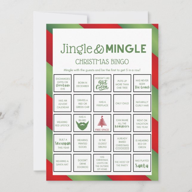 Convite Jogo de Natal - Não Editável - (Frente)