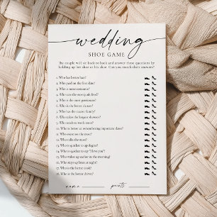 Convite Jogo de Sapatos de Casamento Moderno