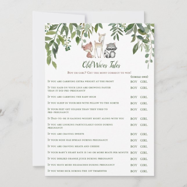 Convite Jogo de Tale das Velhas Colmeias do Chá de fraldas (Frente)