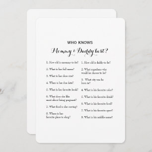 Convite Jogo do Chá de fraldas do lado duplo 2 - Conselhos