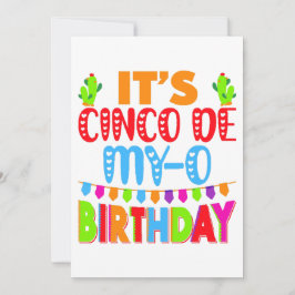 Convite jogo engraçado de aniversário do cinco de mayo