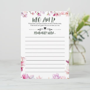 Convite Jogo Lembrar-me do chá de panela