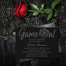 Jogo Silver D20 ativado | Fantasy Dice Chá de pane