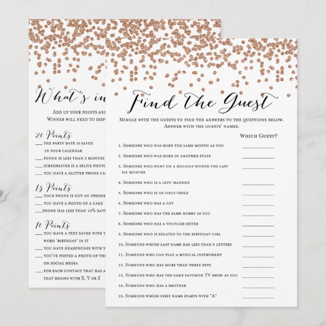 Convite Jogos de Aniversário Dourados da Rosa x2 (Frente/Verso)