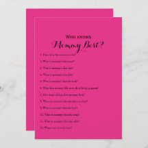 Jogos de Chá de fraldas Rosa Quente Duplo