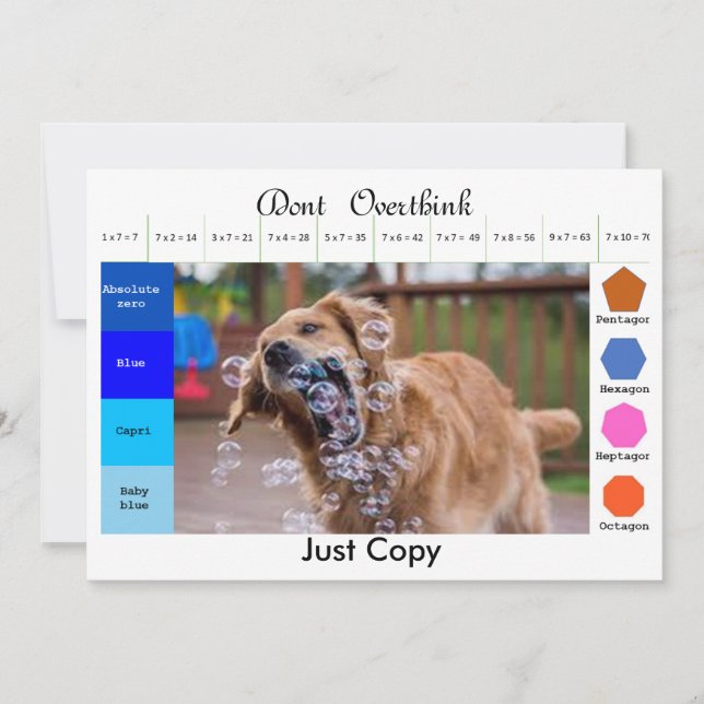 Convite Jogos educativos para cães engraçados (Frente)