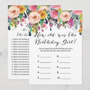 Convite Jogos Florais de Aniversário x2 - jogo telefônic