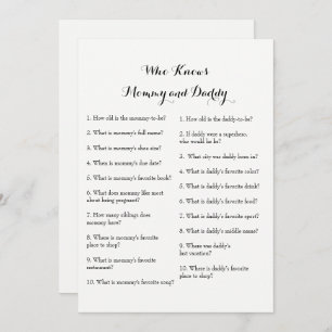 Convite Jogos laterais dobro do chá de fraldas - conselho