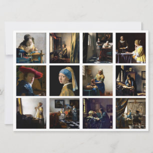 Convite Johannes Vermeer - Grelha de Mastercastas