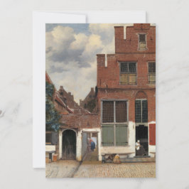 Convite Johannes Vermeer - Little Street