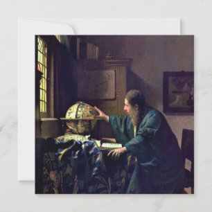 Convite Johannes Vermeer - O Astronomer