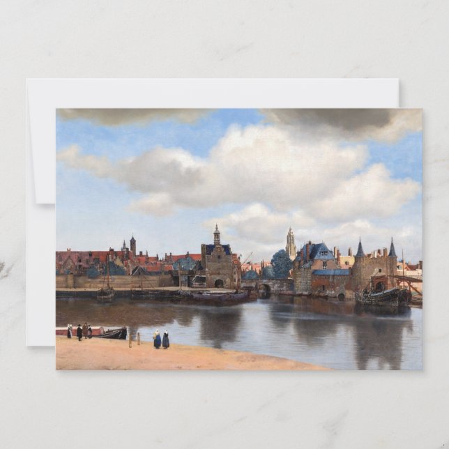 Convite Johannes Vermeer - Visão de Delft (Frente)