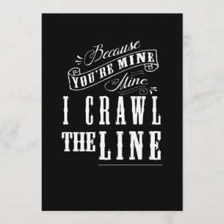 Convite Johnny Cash Baby Shower Invitation