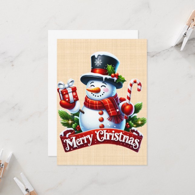 Convite Joie Hivernale Festive (Frente/Verso In Situ)