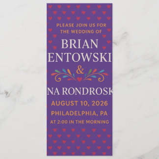 Convite Join Us for a Day of Love and Celebration 