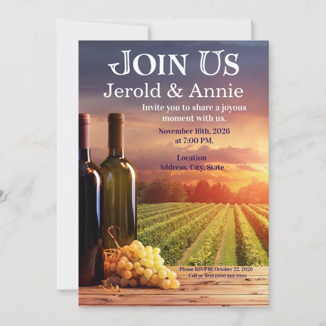 Convite Join Us Invitation (Frente)