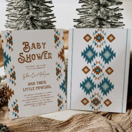 Convite Joint Cowgirl Baby Shower Invitations