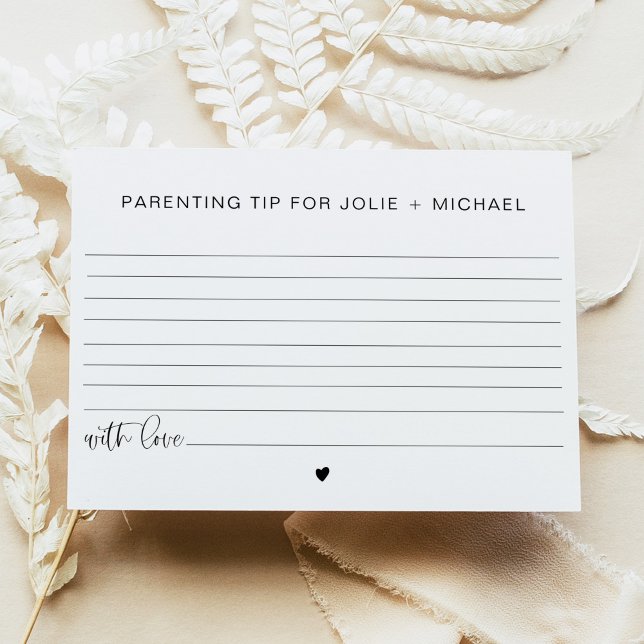 Convite JOLIE Baby Parentalidade Advice and Tips Card Game (Criador carregado)