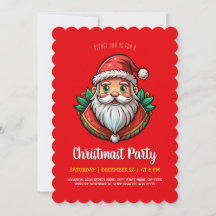 Jolly Papais noeis Festa de Natal Wreath