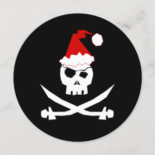 Convite + Jolly Roger   Papais noeis piratas + [Feriado]