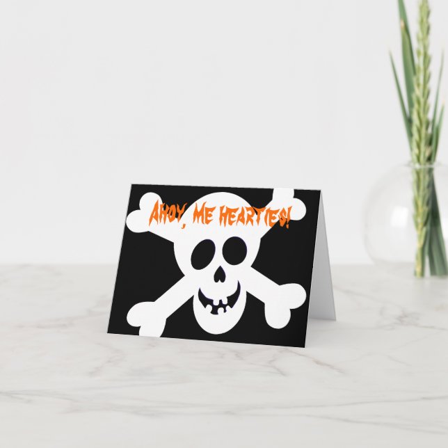 Convite Jolly Roger Party Invitations (Frente)