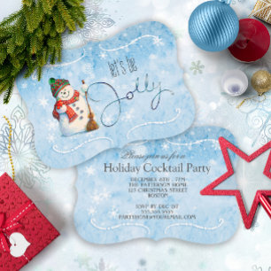 Convite Jolly Snowman ID841