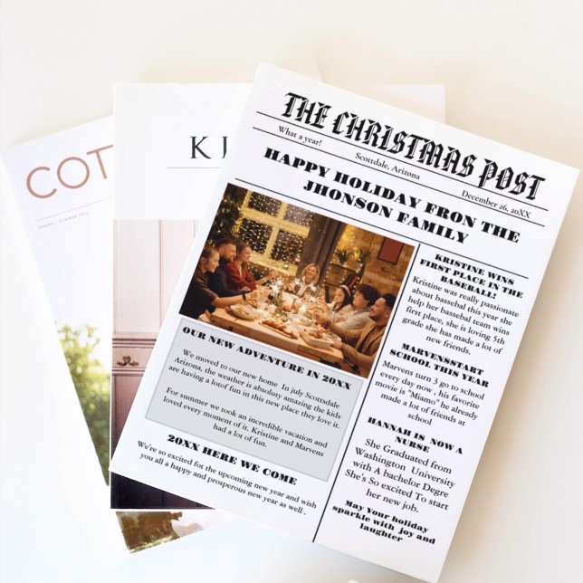 Convite Jornal da família natalícia + Foto de Revisão do A (Criador carregado)