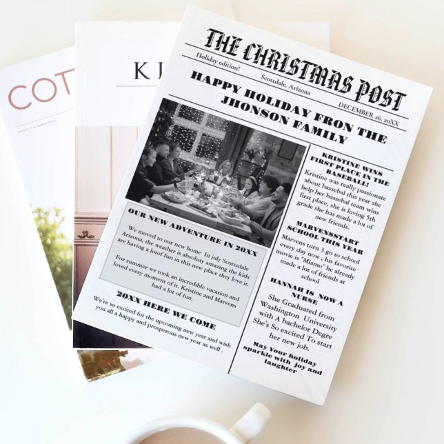 Convite Jornal da família natalícia + Foto de Revisão do A (Criador carregado)