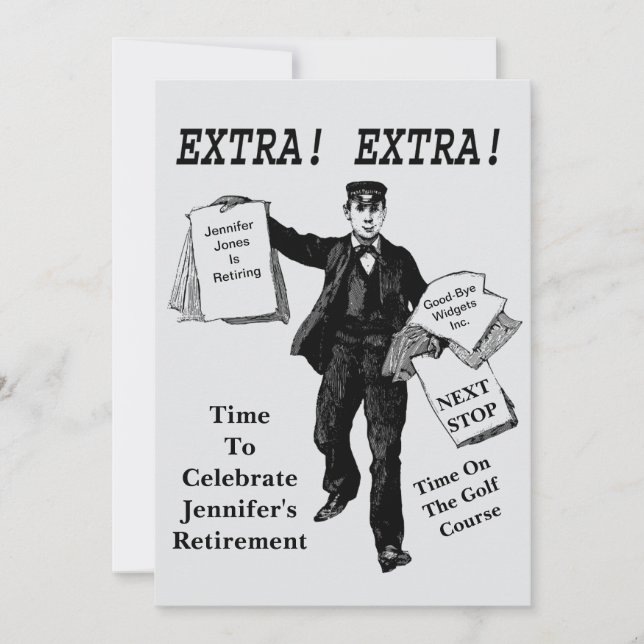 Convite Jornal de Notação Parte VIntage Extra (Frente)