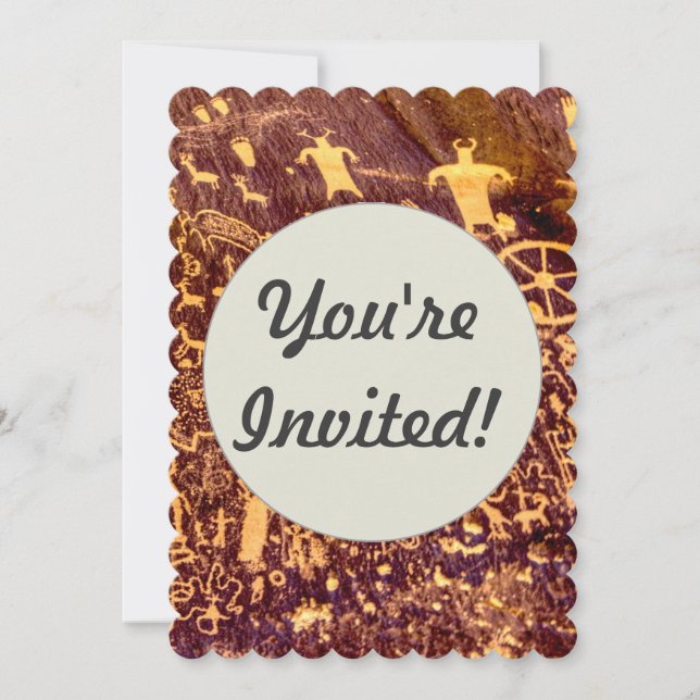 Convite Jornal Rock American Indian Utah (Frente)