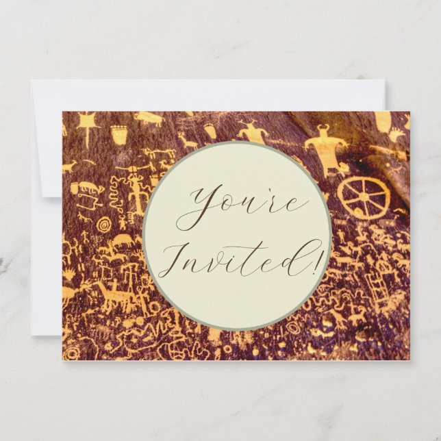 Convite Jornal Rock American Indian Utah (Frente)