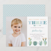 Jovem Selvagem e aniversário de 3 anos de 3 Cactos