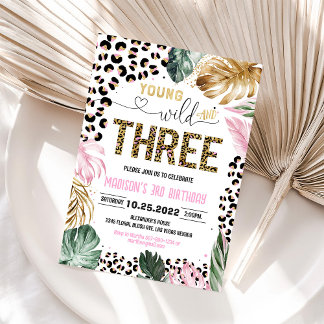 Convite Jovem Selvagem Selvagem Selvagem Selvagem E Três L