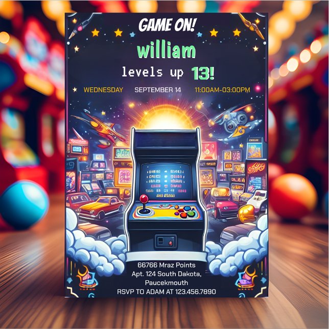 Convite Jovens Legal jogam nível superior de jogos no 13 d (Criador carregado)