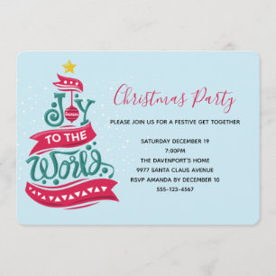 Convite Joy para a tipografia da citação mundial de Nata