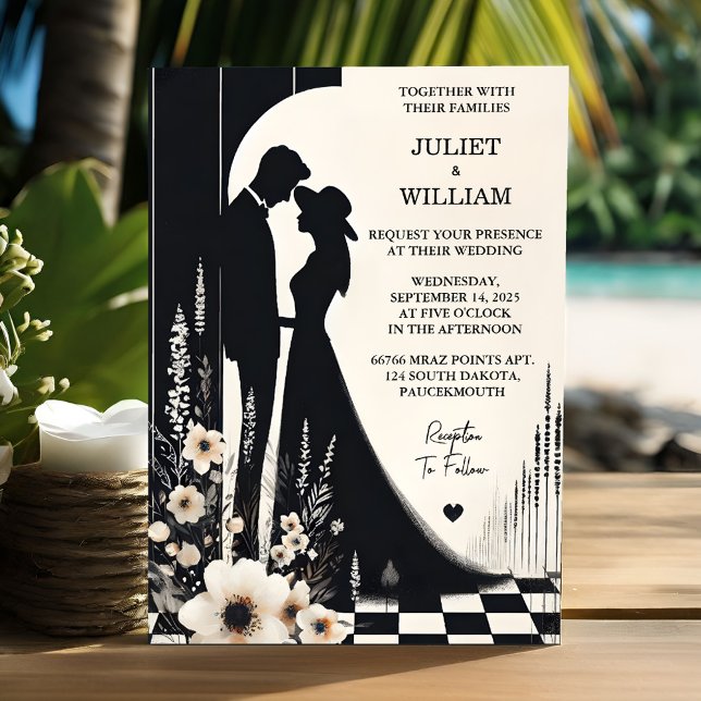 Convite Joy Retro Boho Studio Criação Ilustrada Casamento (Criador carregado)