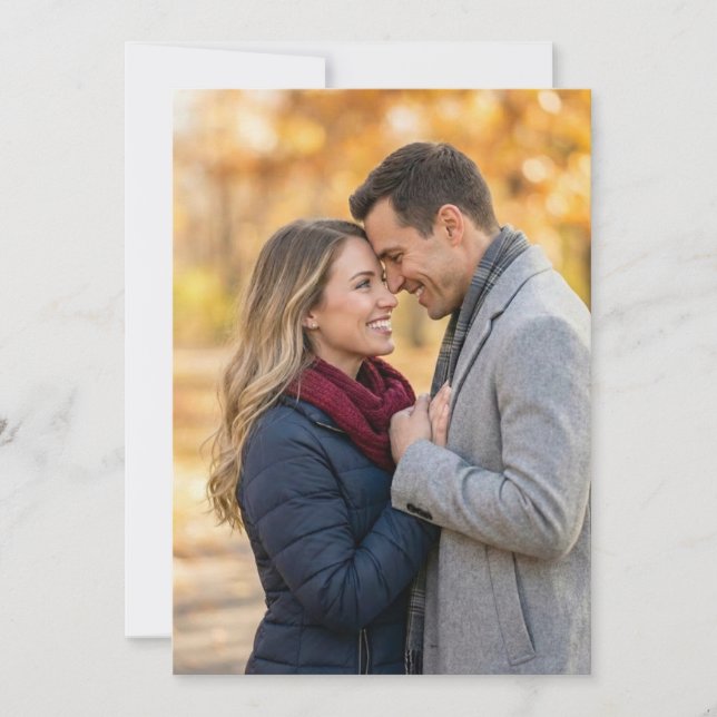 Convite Joyful Autumn Warmth Photo (Frente)